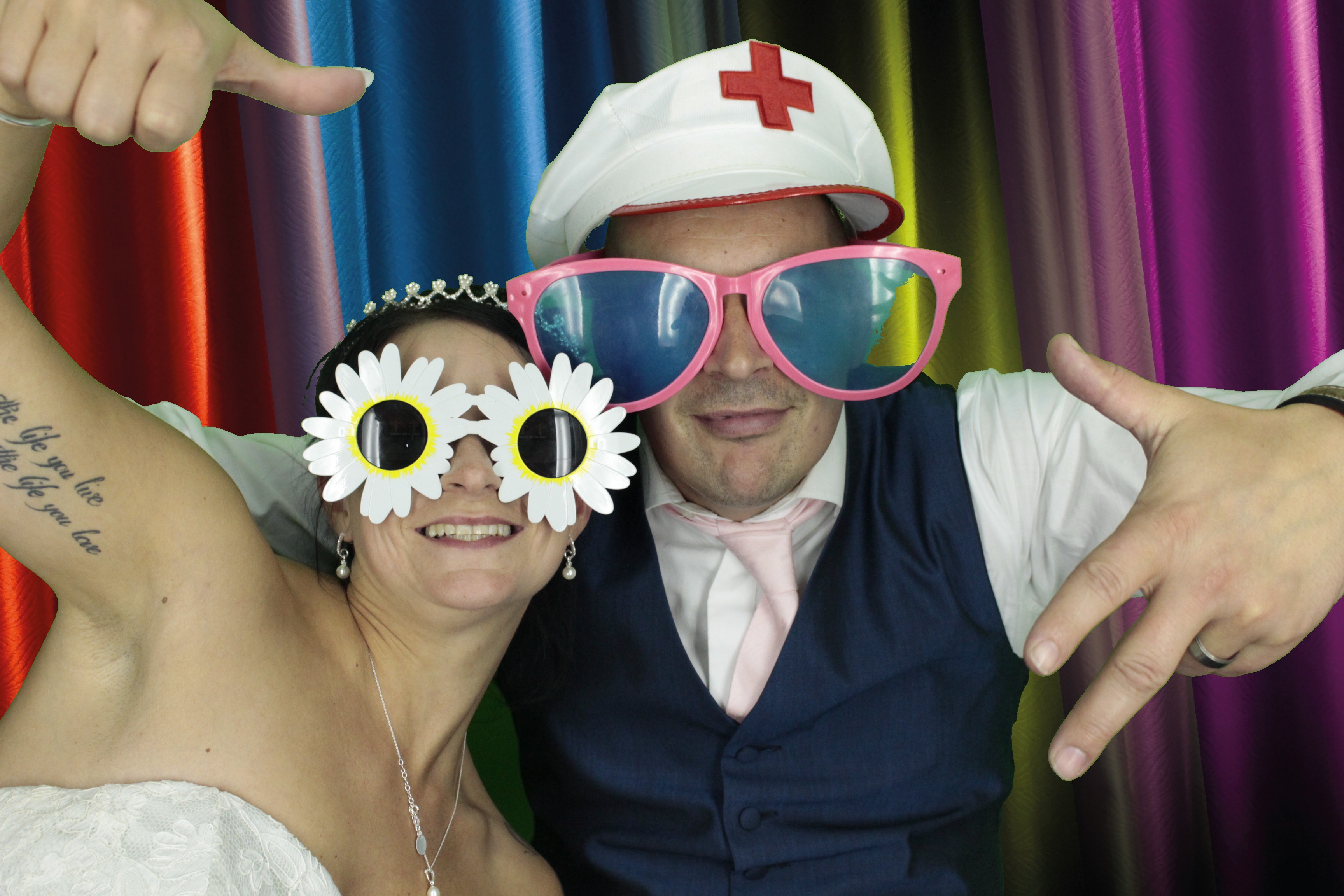 Hazel & Luke's Wedding | View more photos from the event at gallery.myphotoboothexperience.co.uk/u/MyPhotoBoothExperienceLtd/Hazel-Lukes-Wedding
